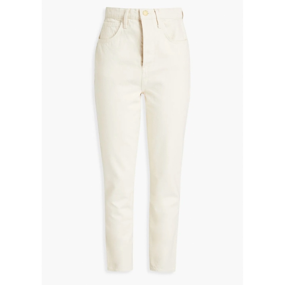 NWT Triarchy High Rise Skinny Jeans Ivory 26